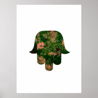 Garden Hamsa Balloon Painting Studio Art  Poster