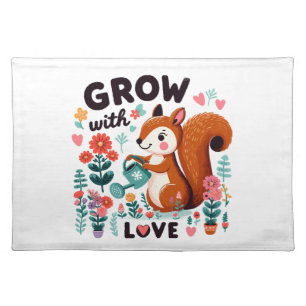 Garden Heartbeat Cloth Placemat