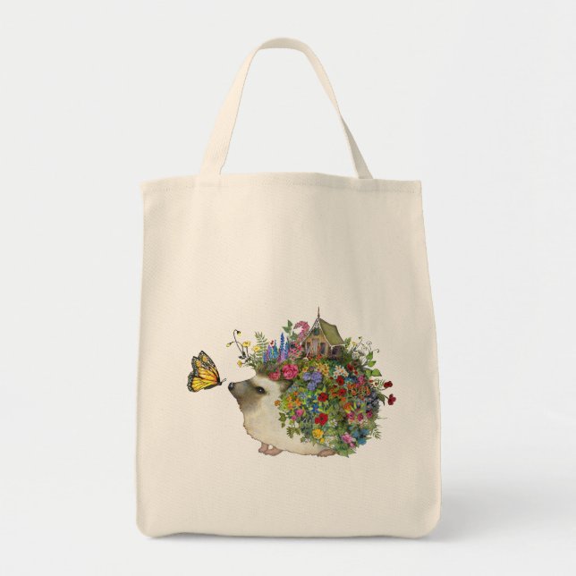 Garden Hedgehog Tote (Front)