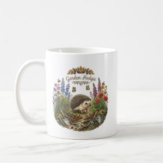 Garden Hedgie Cute Hedgehog Cottagecore Gardening Coffee Mug