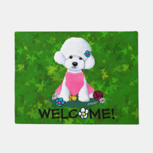 Garden Helper Bichon Doormat