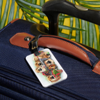 "GARDEN HELPERS" art card Luggage Tag