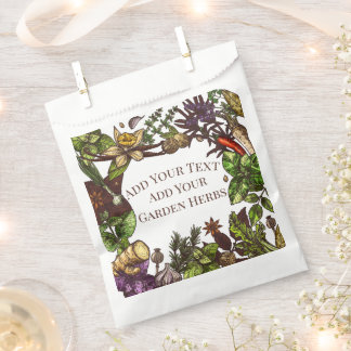 Garden Herb Packet Gardening Herbs & Spices Flavor Favor Bag
