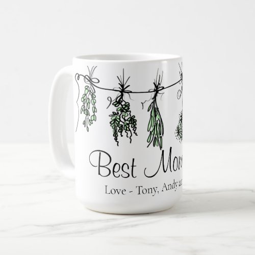 Garden Herbs Best Mom Ever  Coffee Mug