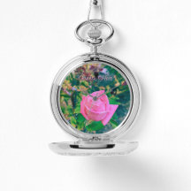 Garden Here Pink Rose Sign