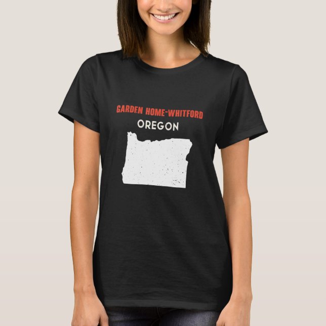 Garden Home Whitford Oregon USA State America Trav T-Shirt (Front)