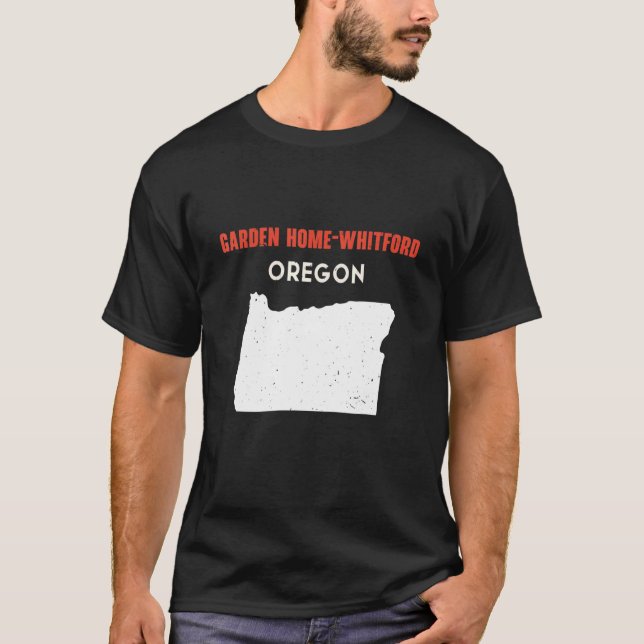 Garden Home Whitford Oregon USA State America Trav T-Shirt (Front)