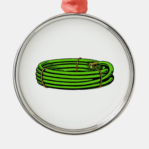 Garden Hose Metal Ornament