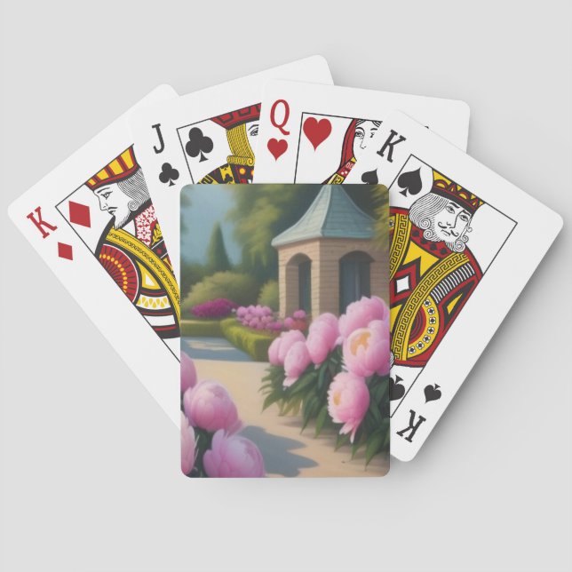 Garden house  poker cards (Back)