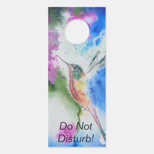 Garden Hummingbird Wedding Door Hangers