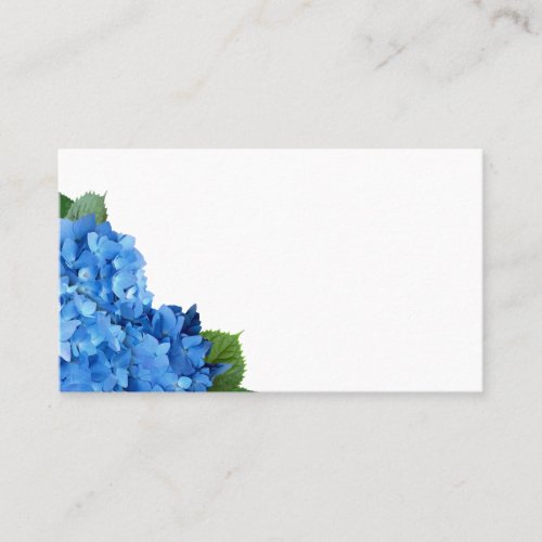 Garden Hydrangea Wedding Blank Place Cards