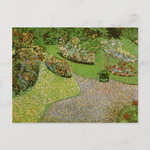 Garden in Auvers F814 Van Gogh Fine Art Postcard