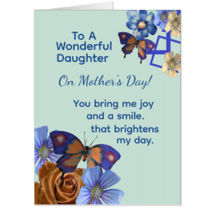 Garden in Bloom , Floral Mother's Day Daughter Card