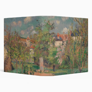 Garden in Full Sunlight, Camille PIssarro, 1876 3 Ring Binder