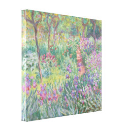 Garden in Giverny by Claude Monet Canvas Print