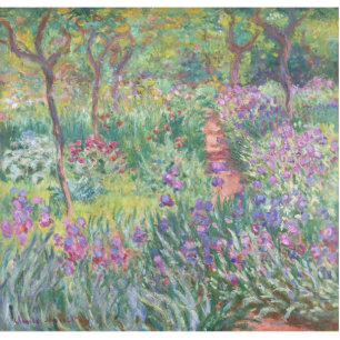 Garden in Giverny by Claude Monet Cutout