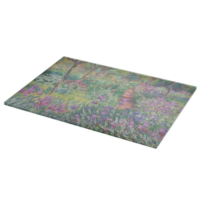 Garden in Giverny by Claude Monet Cutting Board (Corner)