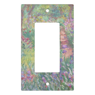 Garden in Giverny by Claude Monet Light Switch Cover