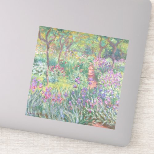 Garden in Giverny by Claude Monet Sticker