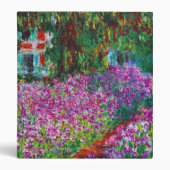 Garden in Giverny by Monet  Binder (Front)