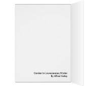 Garden In Louveciennes,Winter By Alfred Sisley (Inside (Left))