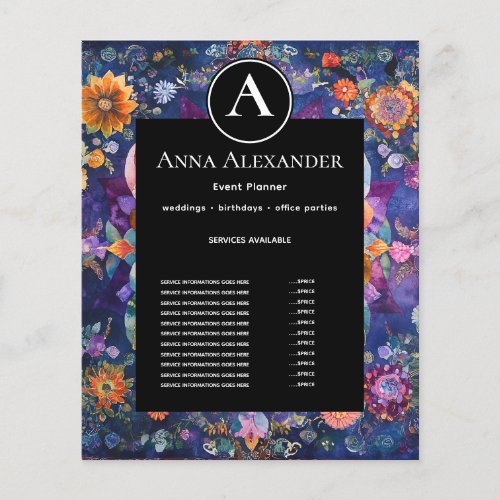Garden in Motion | Floral Mandala Design Flyer