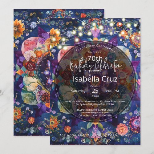 Garden in Motion | Floral Mandala Design Invitation