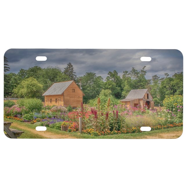 Garden in the Adirondacks License Plate (Front)