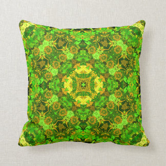 "Garden Inlay" Throw Pillow
