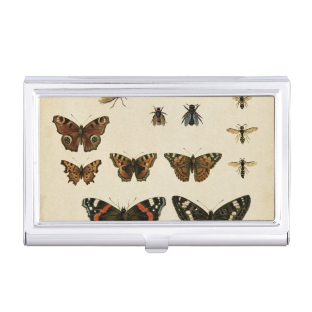Garden Insects by Vision Studio Business Card Case (Front)