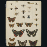 Garden Insects by Vision Studio iPad Smart Cover<br><div class="desc">This Vision Studio piece is an entomologists dream! Garden insects are drawn on a cream background,  shown in achingly beautiful detail. If you love insects this is the print for you!</div>