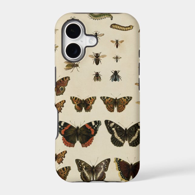 Garden Insects by Vision Studio Iphone Case (Back)