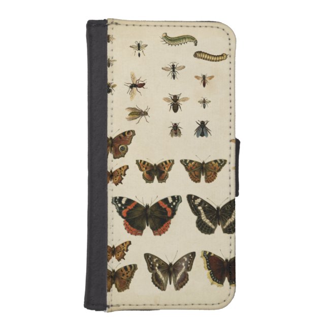Garden Insects by Vision Studio iPhone Wallet Case (Front)