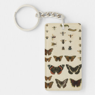 Garden Insects by Vision Studio Keychain