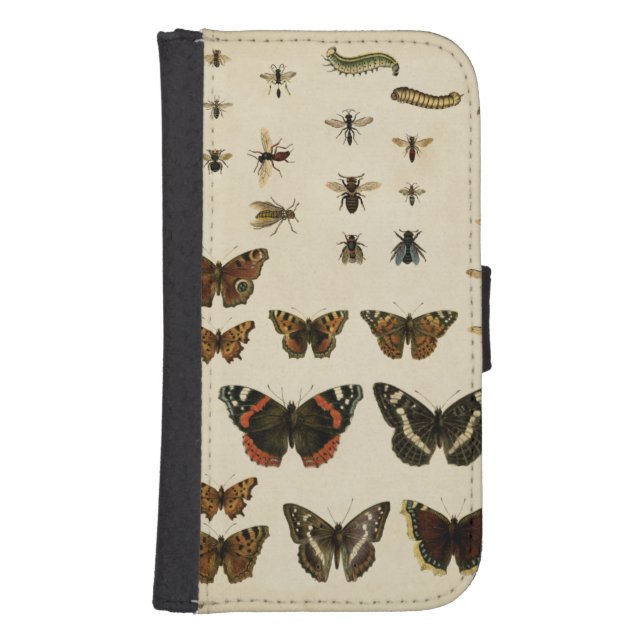Garden Insects by Vision Studio Samsung Galaxy Wallet Case (Front)