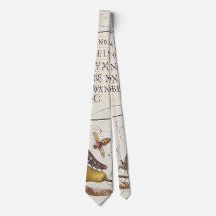 Garden Insects, Fly, Caterpillar, Pear, Centipede Neck Tie