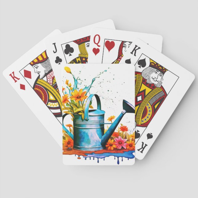Garden inspiration  poker cards (Back)