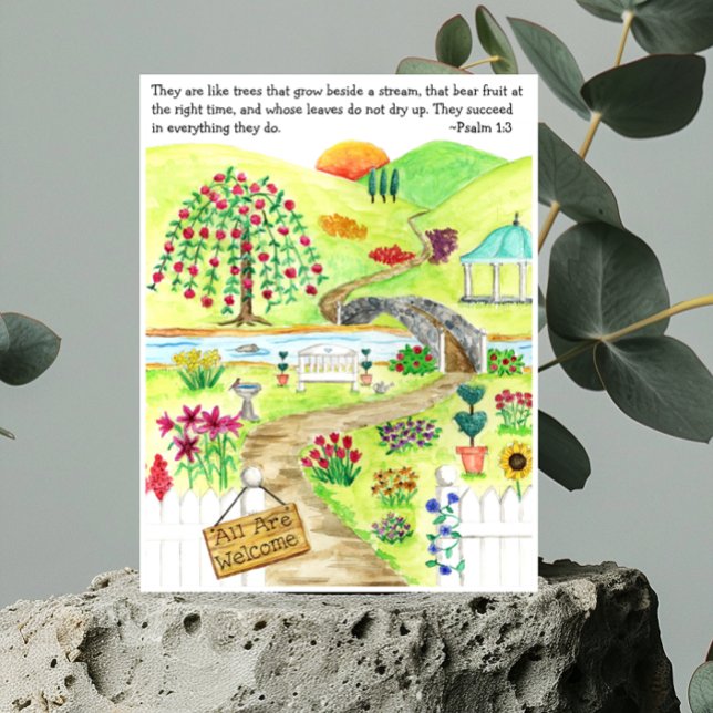 Garden Inspirational Postcard (Creator Uploaded)