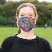 "Garden Jewels" Adult Cloth Face Mask (Outside)