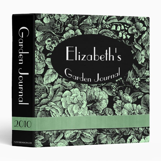 Garden Journal Custom 1.5" Binder (Front/Spine)