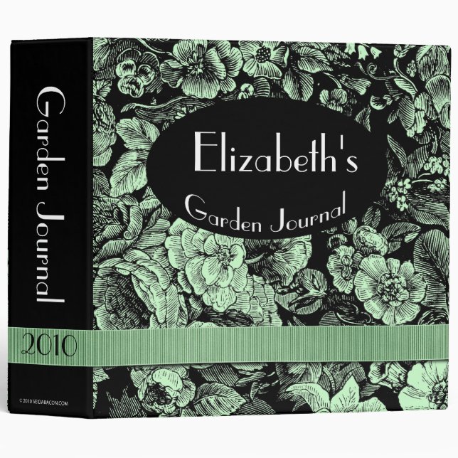 Garden Journal Custom 2" Binder (Front/Spine)