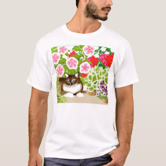Garden Jungle Cat T-Shirt