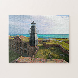 Garden Key Lighthouse, Dry Tortugas Florida Jigsaw Puzzle