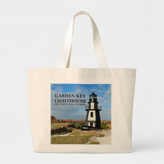 Garden Key Lighthouse, Dry Tortugas Florida Large Tote Bag