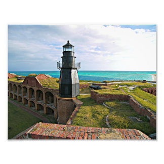 Garden Key Lighthouse, Dry Tortugas Florida Photo Print