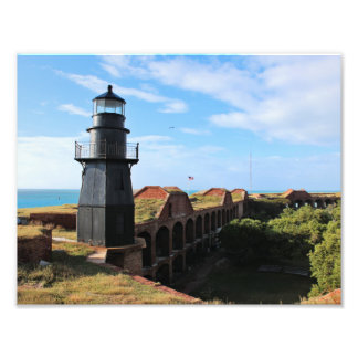 Garden Key Lighthouse, Dry Tortugas Florida Photo Print