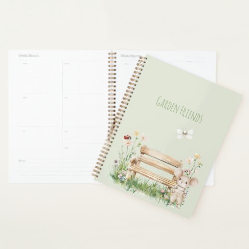 Garden Ladybug Dragonfly Mouse Bench Garden  Planner