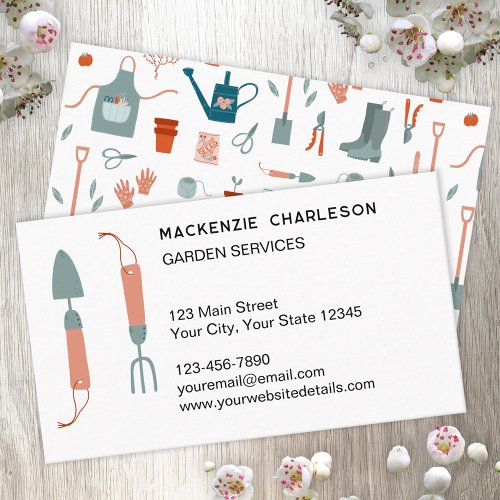 Garden Lawn Care Business Card