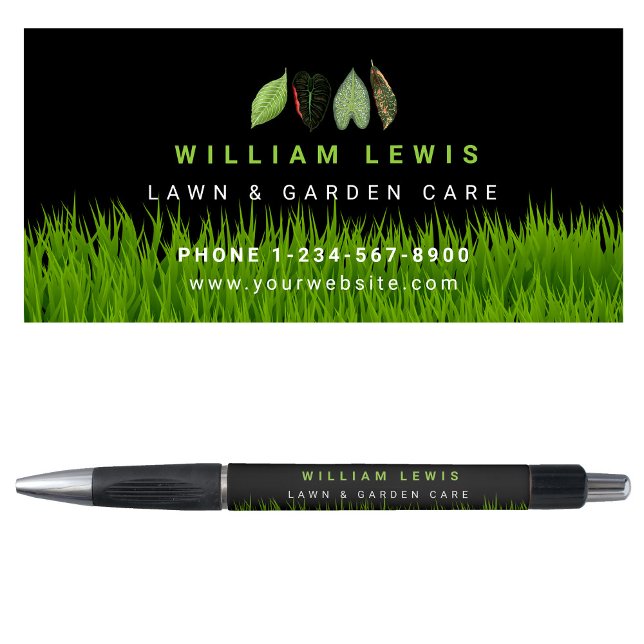 Garden Lawn Care Landscaping Leaves Business Logo Pen (Garden Lawn Care Landscaping Leaves Business Logo Pen)
