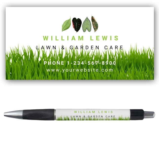 Garden Lawn Care Landscaping Leaves Business Logo Pen (Garden Lawn Care Landscaping Leaves Business Logo Pen)